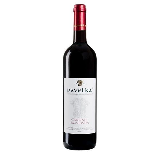 PAVELKA cabernet savignon víno červené polosuche 0,75L