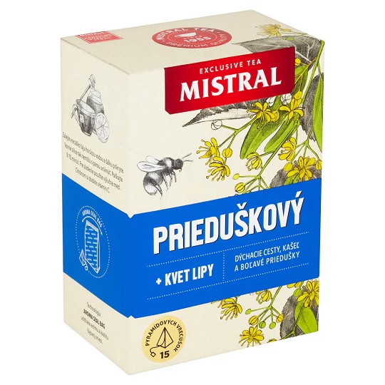 MISTRAL bylinný čaj prieduškový + kvet lipy 30g