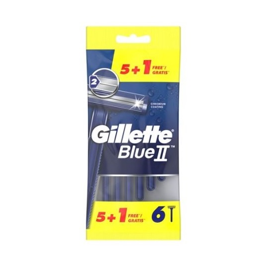 GILLETTE BLUE 2 jednorázové holitko 5+1 ks