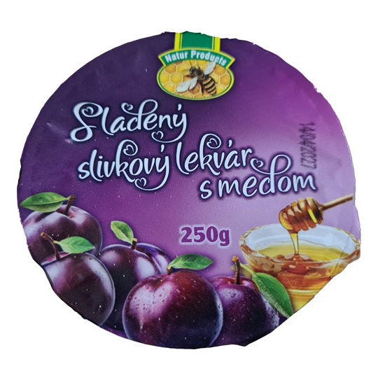 NATUR PRODUCTS slivkový lekvár s medom 250g