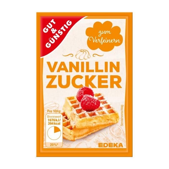 EDEKA vanilinový cukor 15x8g=120g