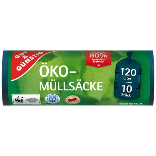 EDEKA vrecia do košov 70 x 110 cm 120 l / 10 ks