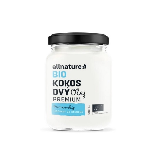 ALLNATURE BIO kokosový olej prémium 500 ml
