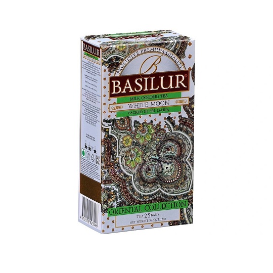 BASILUR oriental collection white moon zelený čaj 25 x 1,5 g