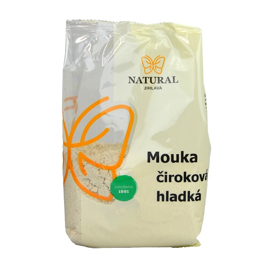 NATURAL JIHLAVA múka čiroková hladká 300g