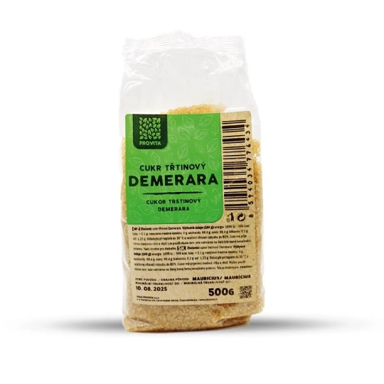 PROVITA BIO trstinový cukor demerara 500g