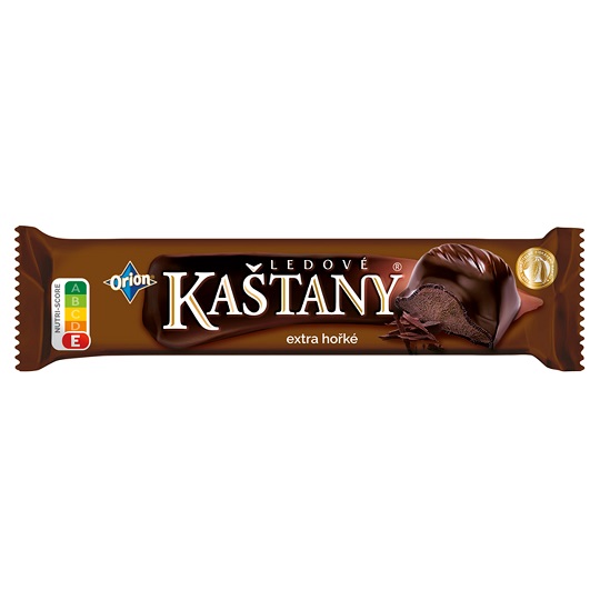 ORION ledové kaštany tyčinka v extra horkej čokoláde 45 g