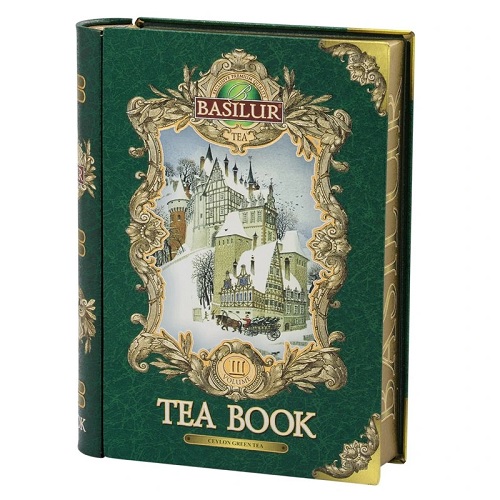 BASILUR tea book III. green plech zelený čaj sýpaný 100 g