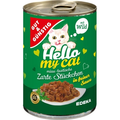 EDEKA krmivo pre mačky morčacie 415g