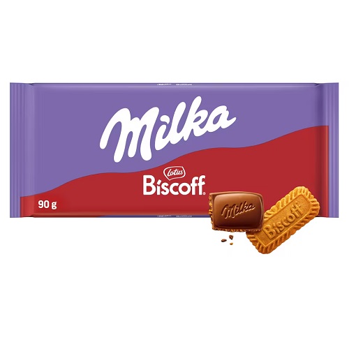 MILKA čokoláda biscoff lotus 90 g