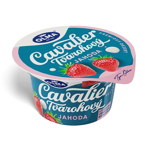 OLMA Cavalier tvaroh jahoda 130 g