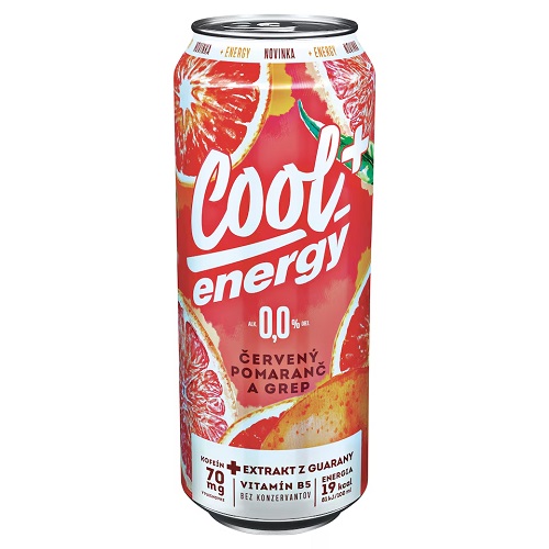 STAROPRAMEN cool energy červený pomaranč a grep 0,0 % 500 ml