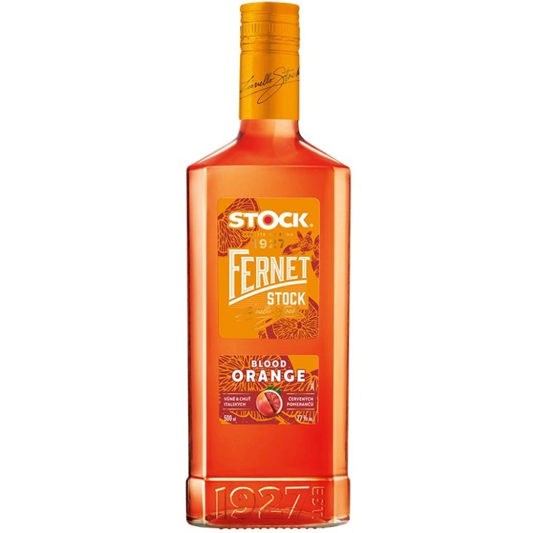 FERNET stock blood orange 27 % 0,5 l