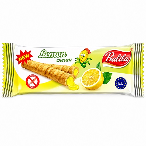 BALILA kukuričné trubičky plnené citrónovým krémom 18 g