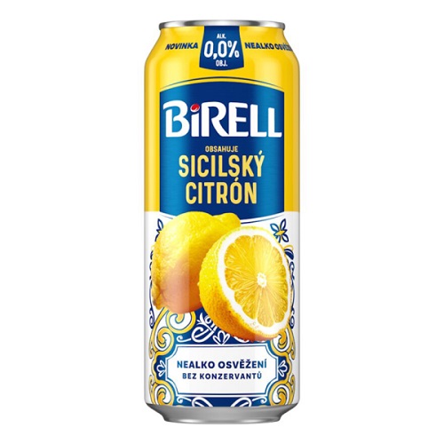 BIRELL nealko pivo plech sicílsky citrón "Z" 500 ml
