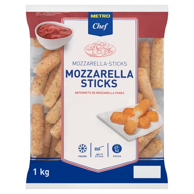 METRO CHEF mozzarella tyčinky 1 kg