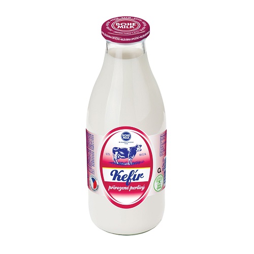 BOHEMILK kefír v skle 1,5 % 0,75 l