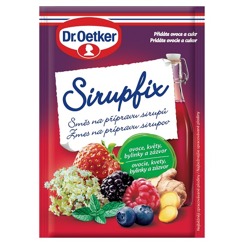 DR.OETKER sirupfix zmes na prípravu ovocných sirupov 40 g