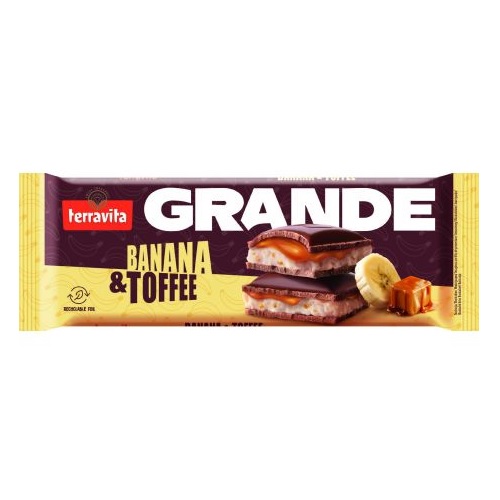 TERRAVITA čokoláda grande banana & toffee 235 g