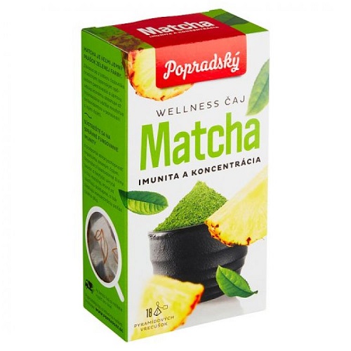 Popradský zelený čaj wellness Matcha 27g (18 x 1,5 g)