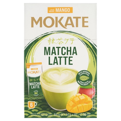 MOKATE Matcha latte mango 84 g (6 x 14 g)