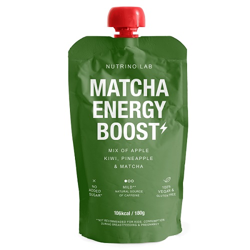 NUTRINO LAB matcha energy boost ovocné pyré match 180 g