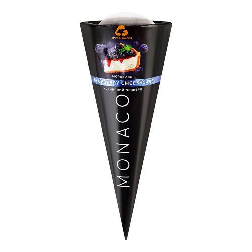TRI MEDVEDE Monaco kornút čučoriedka cheesecake 170 ml