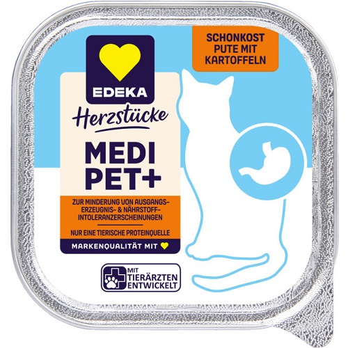 EDEKA MEDI krmivo pre mačky dietne kuracie mäso 100 g