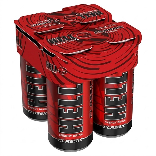 HELL energy drink classic multipack "Z" 4 x 250 ml