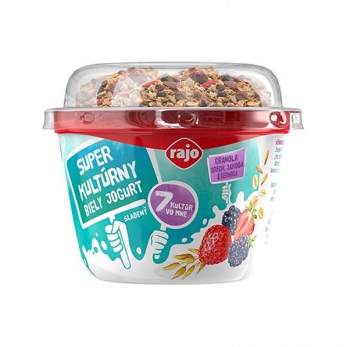 RAJO jogurt super kultúrny lesné ovocie 160 g