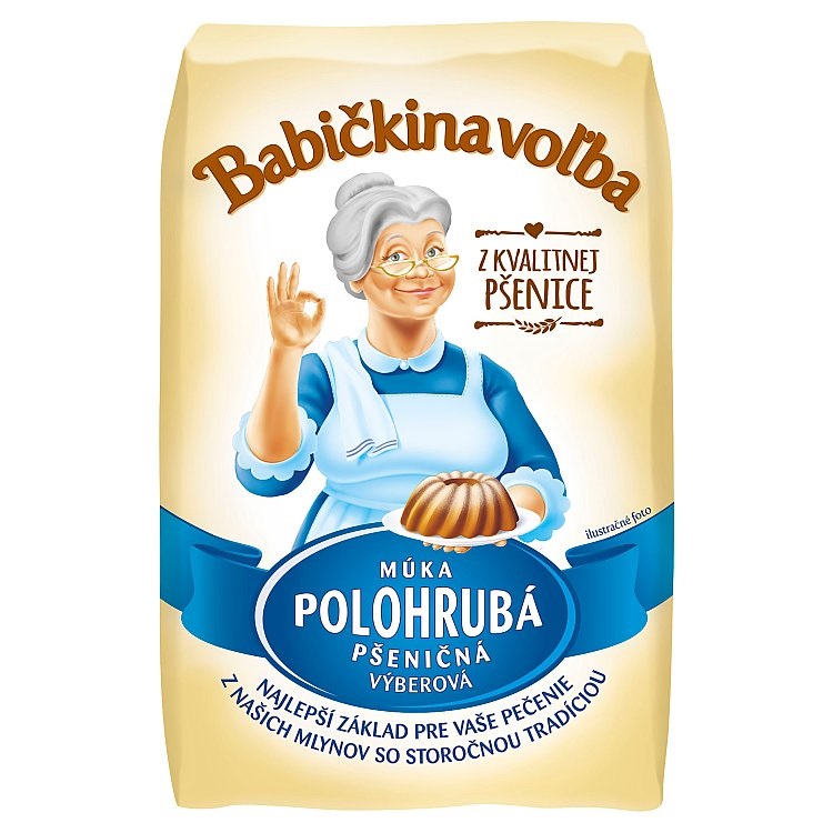 BABIČKINA VOĽBA múka polohrubá 1 kg