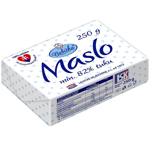 BABIČKA maslo čerstvé 82% 250 g