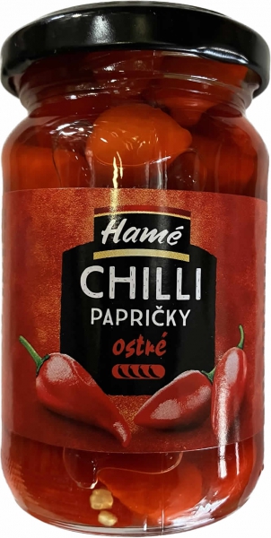 HAMÉ chilli papričky ostré sklo 105 g