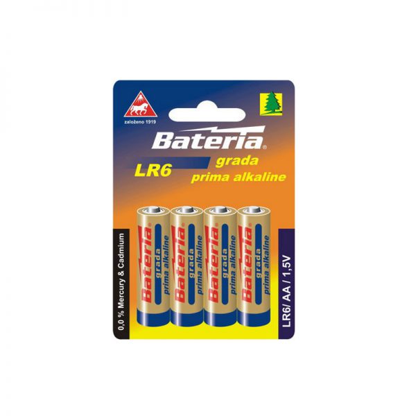 GRADA baterie alkalicke AA/LR06 1,5V 4ks