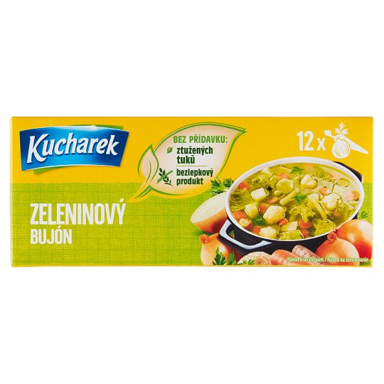KUCHAREK bujón zeleninový 12ks 120 g
