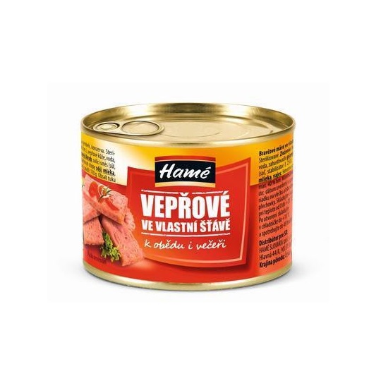 HAMÉ bravčové mäso vo vlastnej šťave 150 g