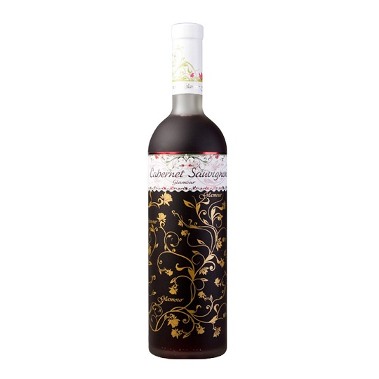 MOSCATO glamour cabernet savignon víno červené polosladké 0,75L