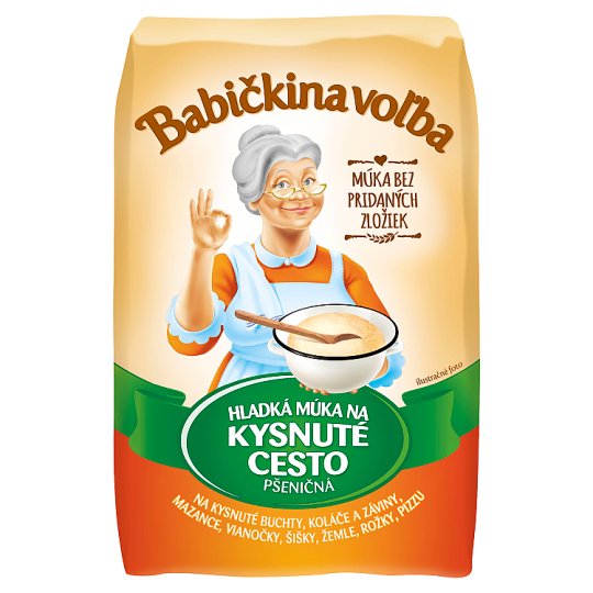 BABIČKINA VOĽBA múka hladká kysnuté cesto 1 kg