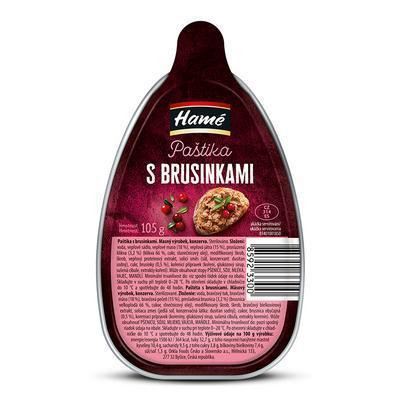 HAMÉ nátierka s brusnicami 105 g