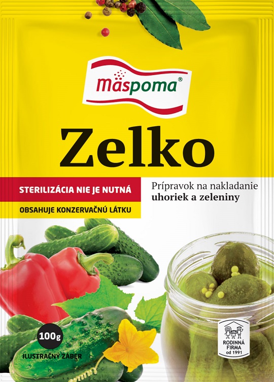MASPOMA zelko prípravok na nakladanie uhoriek, zeleniny a húb 100g