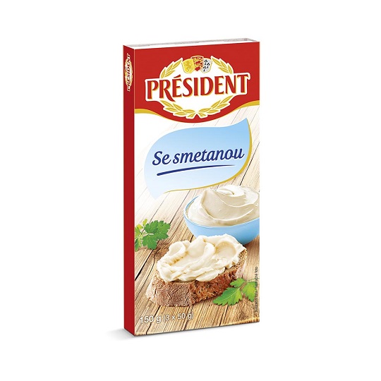 PRESIDENT syr smotanový 150 g