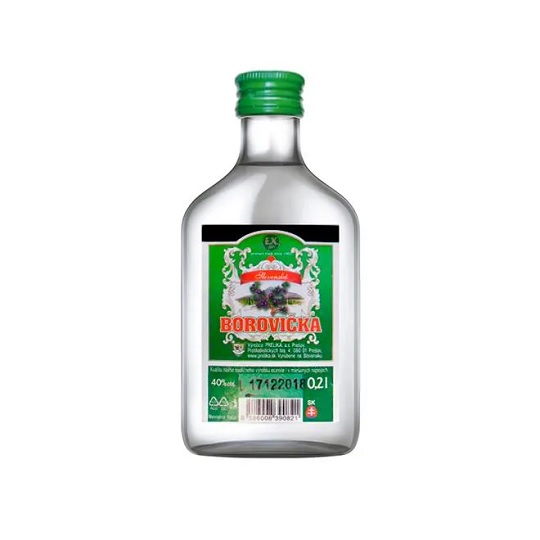 PRELIKA borovička slovenská 40% 0,2L