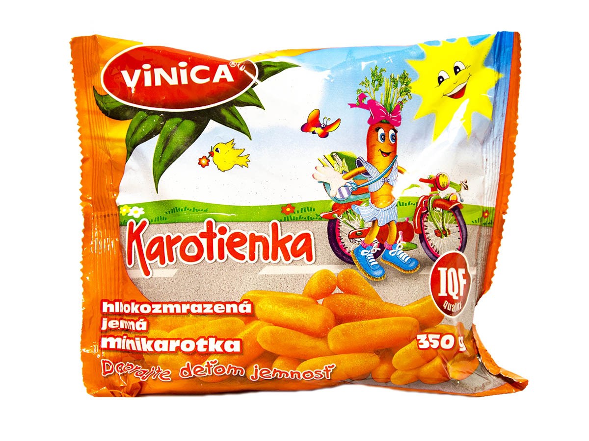 VINICA karotienka hlbokomrazená 350g