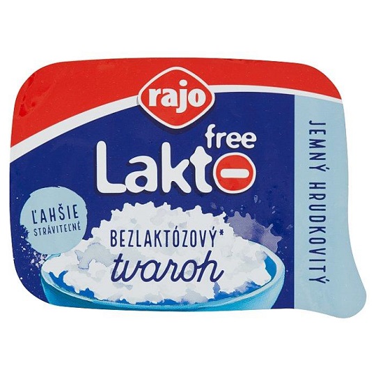 RAJO laktofree tvaroh jemný 180g