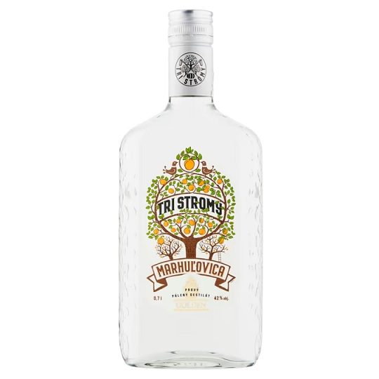 TRI STROMY marhuľovica 42% 0,7L