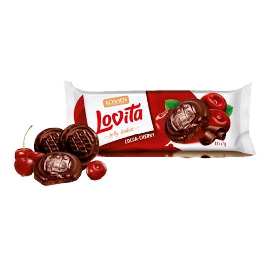 ROSHEN lovita želé susienky s višňovou náplňou 135g