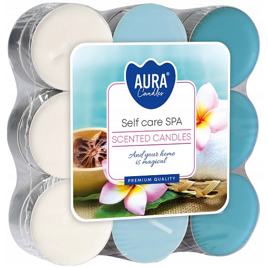 BISPOL sviečky vonné čajové self care spa 4H 18ks