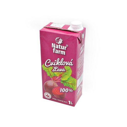 NaturFarm 100% šťava z červenej repy 1 l