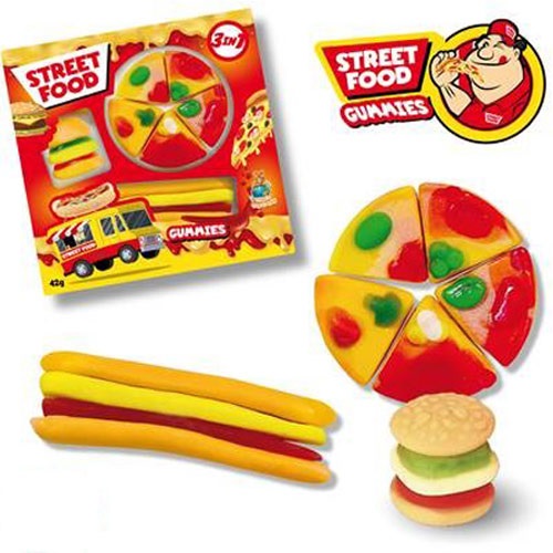 STREET FOOD želé cukríky občerstvenie 42 g
