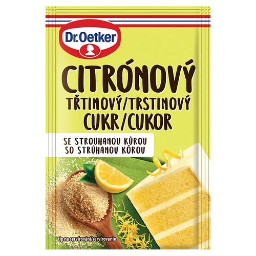 DR. OETKER citrónový trstinový cukor so strúhanou kôrou 15 g